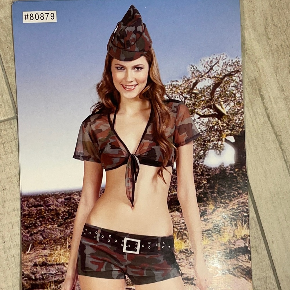 Sexy Army girl costume